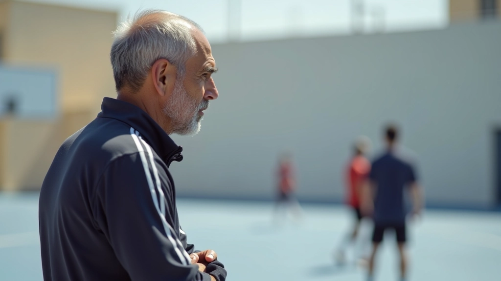 مدربون مصريون يقيمون مهارات اللاعب في الملعب